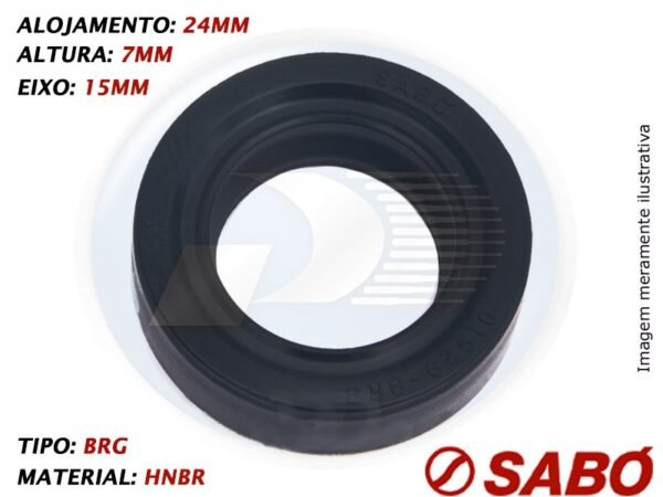 RETENTOR TAMPA SELETORA <br> BELINA / DEL REY / FUSCA / GOL / PARATI / PASSAT /