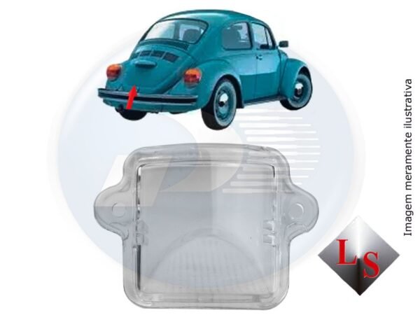 LENTE LANT PLACA VW <br> FUSCA - 0034710