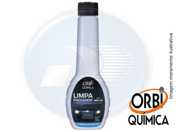 ADITIVO P/LIMPEZA RADIADOR 200ML <br> ORBI LIMPA RADIADOR E ADITIVO QUE LIMPA O