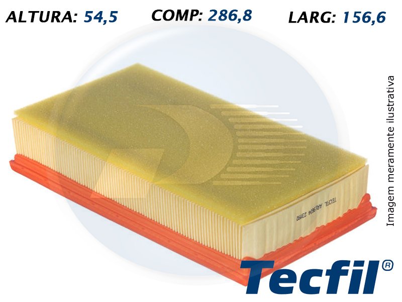FILTRO AR FORD 97/…RETANGULAR  KA – 0077070
