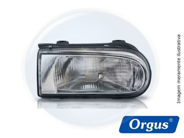 FAROL VW LD C/MASC.S/METAL <br> GOL / PARATI / SAVEIRO - 0101440