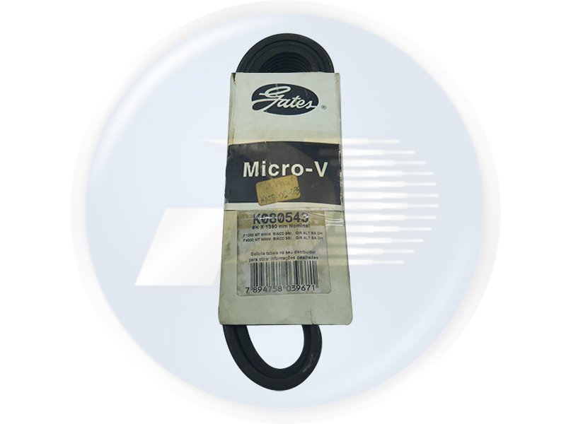 CORREIA MICRO V FORD GIR/ALT/BA/DH  S/ACD <br> F1000/4000 MTR MWM 229.4 - 011583