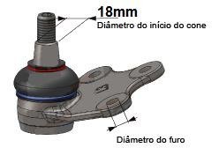 PIVO PG 93/02 PINO 18MM 364049-LONGO  PG – 306 – 0141280