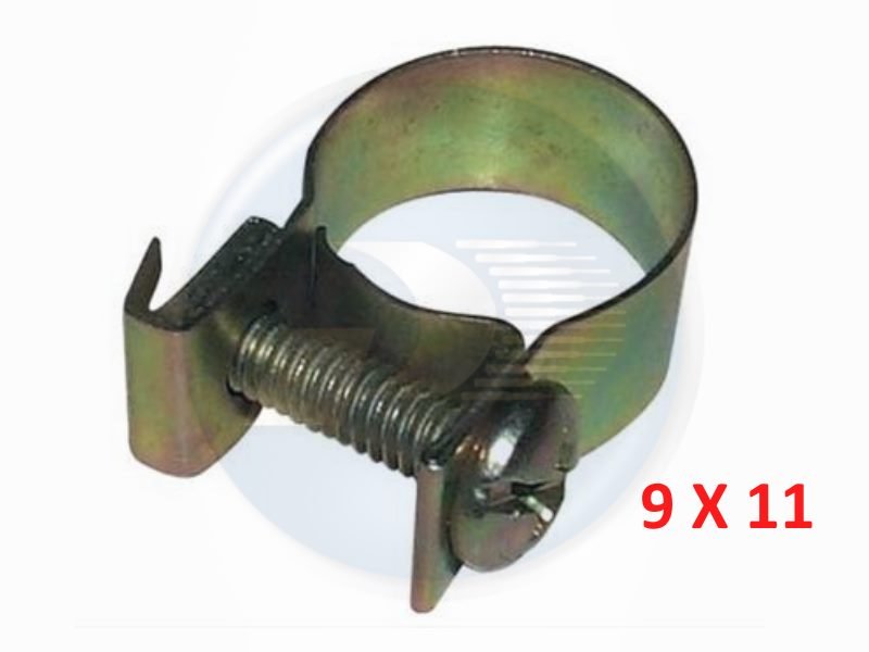ABRACADEIRA PARAFUSO 09X11 P/MANGUEIRA COMBUSTIVEL <br> UNIVERSAL - 0178270