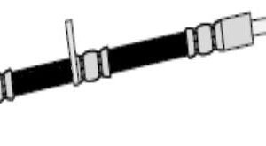 FLEXIVELOCIMETRO FREIO HONDA DT 01/… LD 580MM     CIVIC – 0180530
