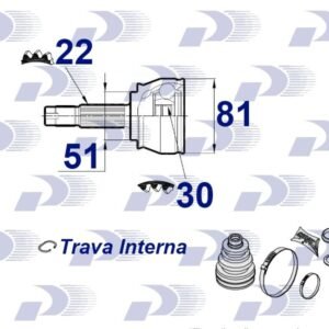 HOMOC LR  ROYALE / FOX / GOL / PARATI / PASSAT / QUANTUM / SANTANA / SAVEIRO / VOYAGE