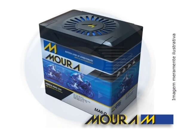 BATERIA 06 D I AH <br> DAFRA / ZIG / CB / CBX / LEAA / NX/ XL / CG / CRF / XR /