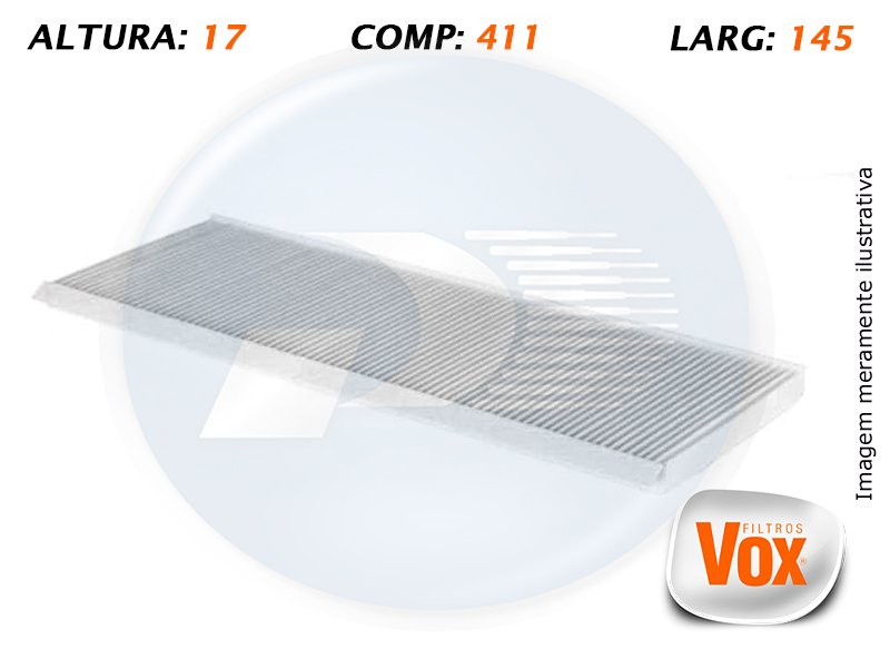 FILTRO AC GM  CALIBRA / CELTA / CORSA / PRISMA / TIGRA / MONTANA / AGILE – 0