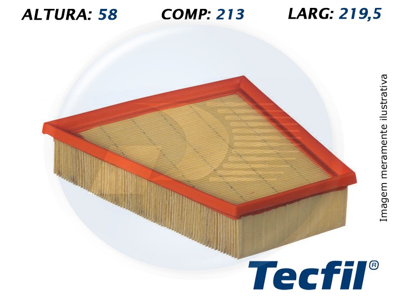 FILTRO AR VW/FORD 1.6/2.0 06/…  ECOSPORT / CORDOBA / IBIZA / CROSSFOX / FO