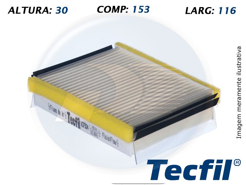 FILTRO AC VW  PARATI / SAVEIRO – 0403624