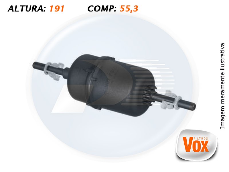 FILTRO COMBUSTIVELOCIMETRO FORD  FOCUS / ECO / FIESTA / KA / FUSION – 055187