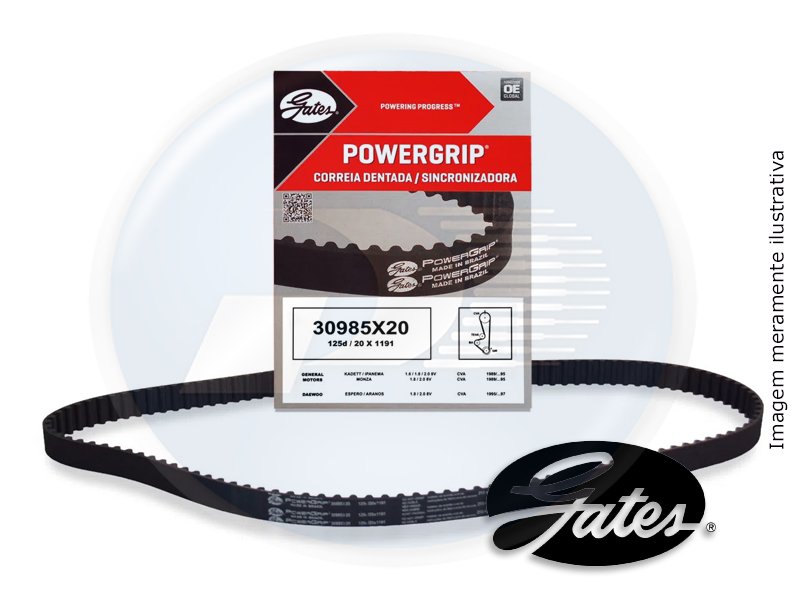 CORREIA DENTADA GM <br> ARAMOS / ESPERO / IPANEMA / KADETT / MONZA - 0618028