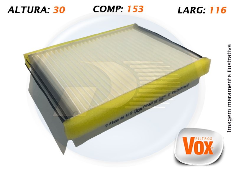 FILTRO AC VW  SAVEIRO / PARATI – 0650872