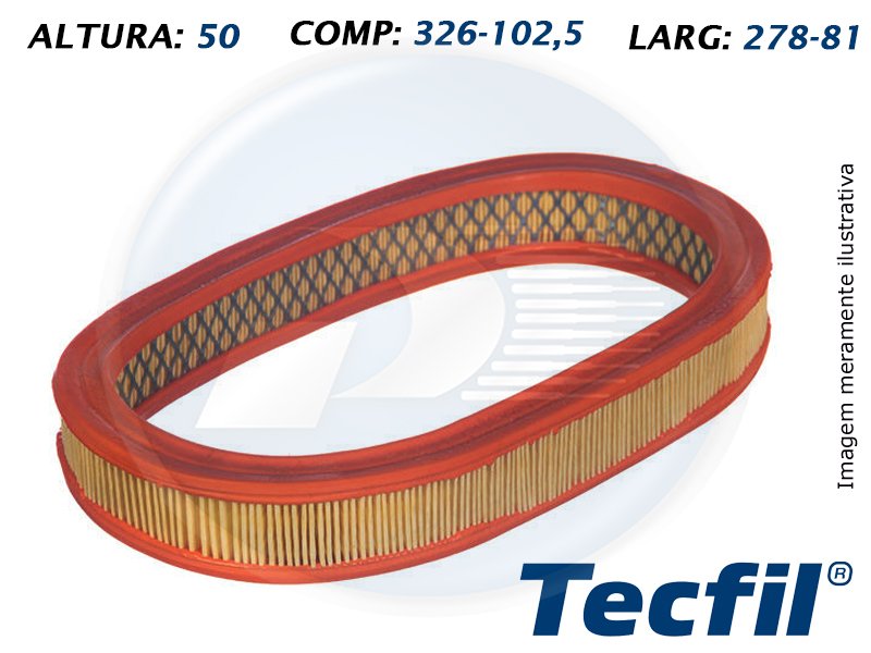 FILTRO AR FORD  BELINA II / CORCEL II / DELREY / ESCORT – 0680077