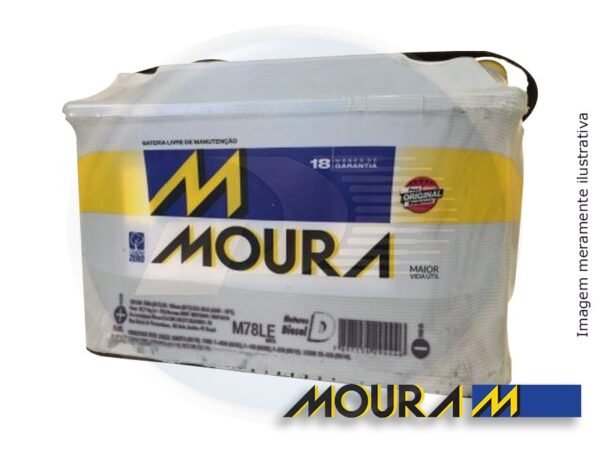 BATERIA 78 AH LE C/TROCA 19K <br> DAKOTA / F4000 / F150 / F250 / F350 / KORANDO