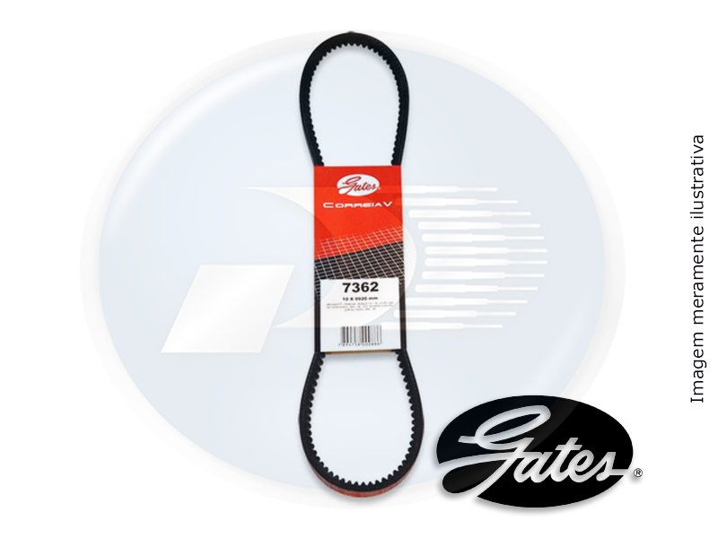 CORREIA ALTERNADOR GM GAS <br> MONZA / KADETT / IPANEMA / S10 / BLAZER - 0695513