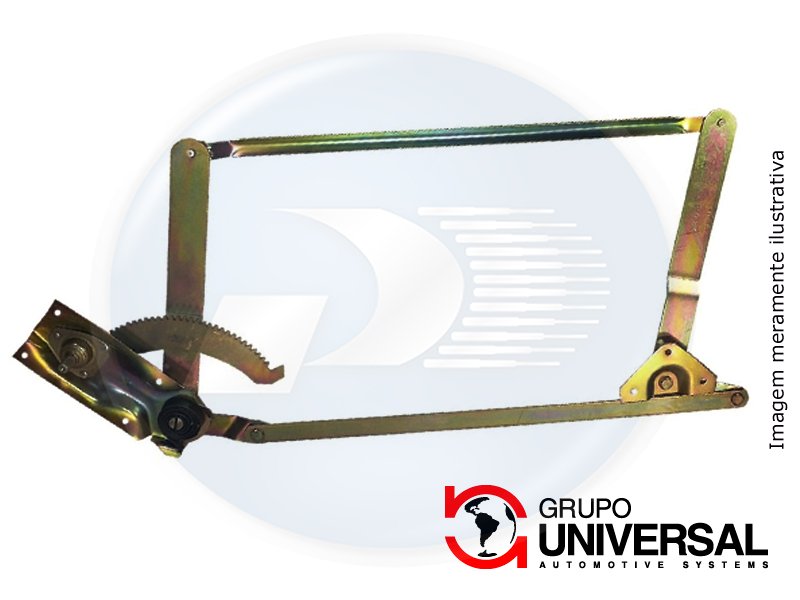 MAQUINA VIDRO FORD DT LE MEC <br> ESCORT