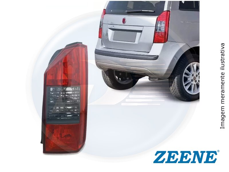 LANTERNA FIAT TR LD VERMELHA <br> IDEA