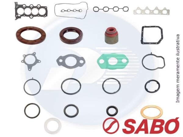 JUNTA MOTOR FIBRA <br> CRETA / HB20 / I30 / TUCSON / VELOSTER / CERATO / RIO / S