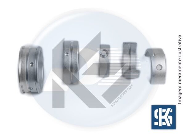 BRONZINA MANCAL VW AR EXT 050 X INT 075 <br> BRASILIA / FUSCA / GOL / KOMBI / SA
