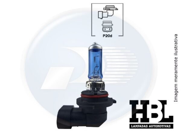 LAMPADA HB4 SUPER BRANCA <br> LAMPADA CONVENCIONAL 12V 12V 55W BULBO 9006 BI-IOD