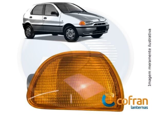 LANTERNA FIAT DIANTEIRO LD AMBAR <br> PALIO / WEEKEND / SIENA / STRADA - 0723911