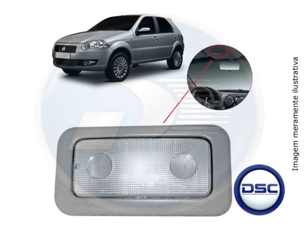 LANTERNA TETO FIAT CENTRAL <br> PALIO / SIENA / STRADA / WEEKEND - 0733407