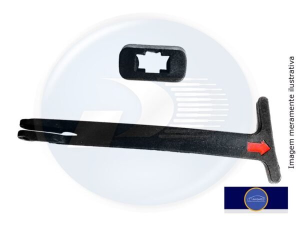 PUXADOR LINGUETA CAPO VW <br> GOLF - 0733415