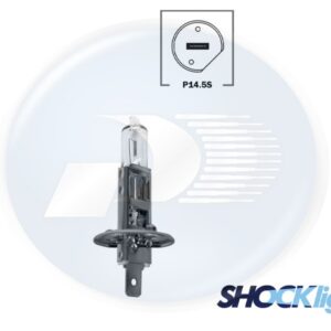 LAMPADA H1 55W 12V STD  LAMPADA PARA FAROL AUTOMOTIVO UNIVERSAL H1 55W 12V S