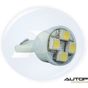 LAMPADA LED ESMAGADA 12V 4LED  LAMPADA LED UNIVERSAL 12V ESMAGADA HI POWER 1