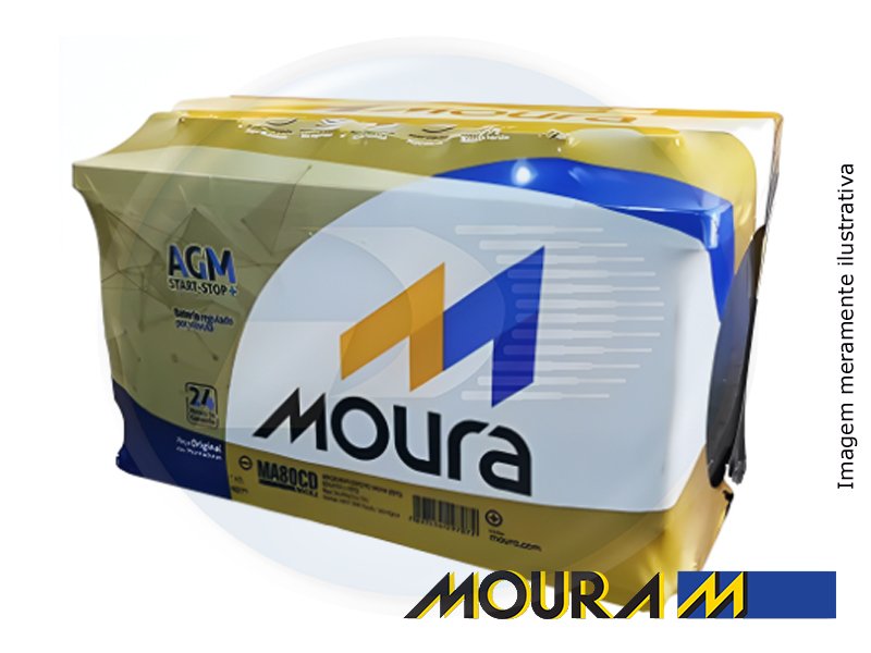BATERIA 80 AH LD START STOP C/T 24K <br> CRUZE - 0751011