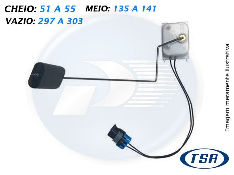SENSOR NIVELOCIMETRO COMBUSTIVEL FIAT  RENEGADE / COMPASS – 0755020