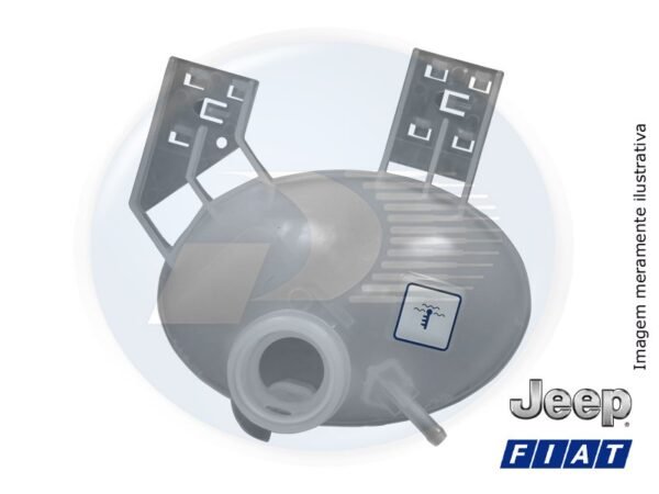 RESERVATORIO AGUA RADIADOR FT/JEEP <br> TORO / RENEGADE