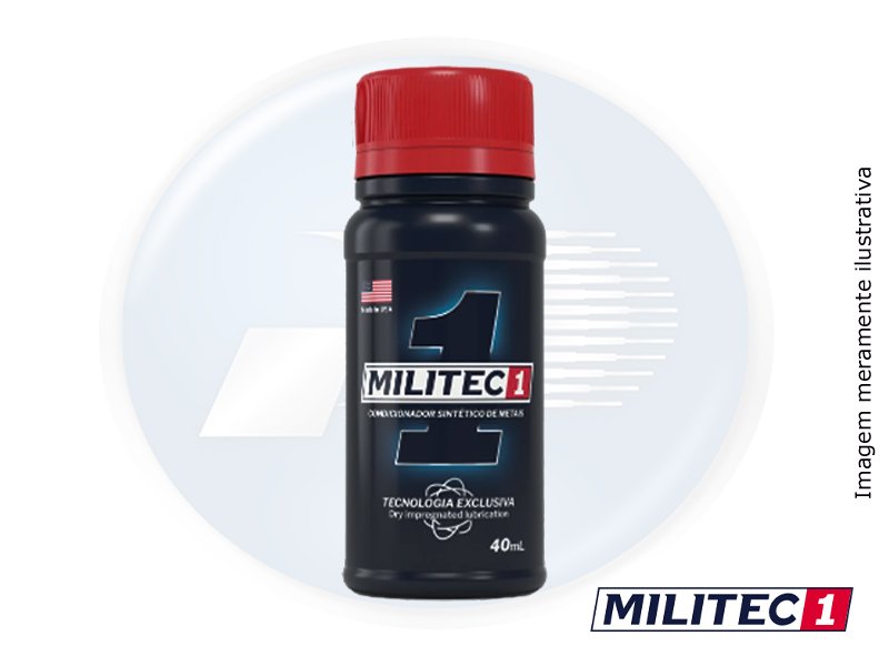 MILITEC 40 ML <br> AUMENTA A POTENCIA DO MOTOR REDUZ O ATRITO ENTRE AS PECAS. AU