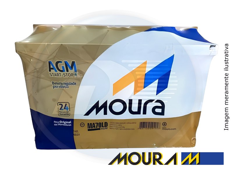 BATERIA 70 AH START STOP C/T 21K * <br> 3008 / GOLF / CRETA / RENEGED / TORO / C