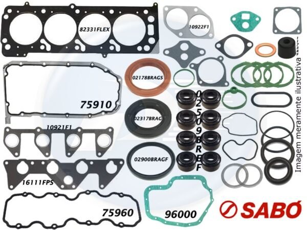 JUNTA MOTOR GM ACO C/RET <br> BLAZER / S10 - 0809803