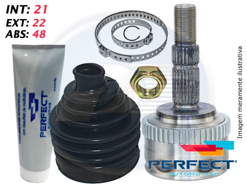 HOMOCINETICA GM LR <br> AGILE / CELTA / CORSA