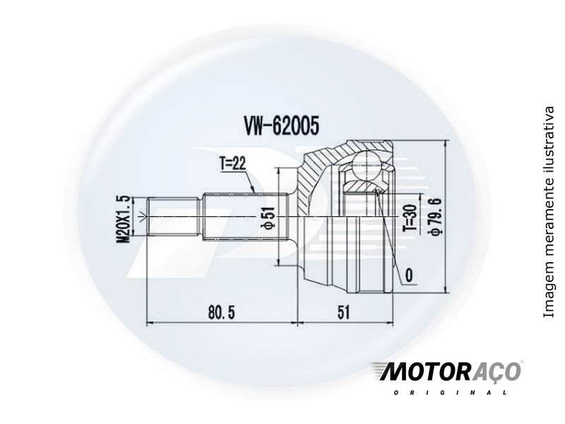 HOMOC VW LR <br> GOL / PARATI / PASSAT / VOYAGE / SAVEIRO