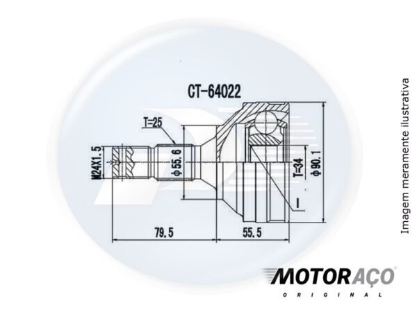 HOMOC LR <br> BERLINGO / XSARA / 306 / 405 / 406 / PARTNER