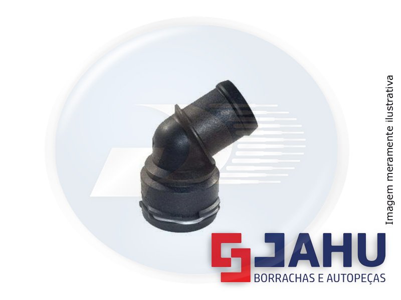 CONECTOR MANGUEIRA SUPERIOR RADIADOR VW 98/…1.6/  A3 / BORA / GOLF / POLO
