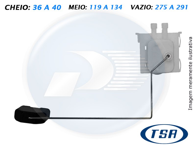 SENSOR NIVELOCIMETRO COMBUSTIVEL GM  S10 – 0844172