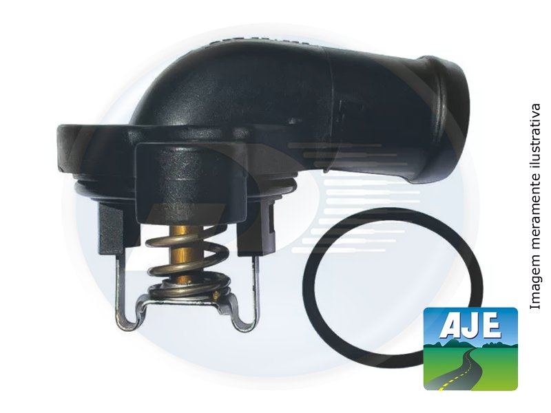 VALVULA TERMOSTATICA VW MOTOR MI CPTA  FOX / GOL / GOLF / PARATI / POLO / SA