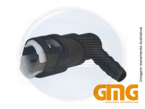 CONECTOR P/FILTRO COMBUSTIVEL COTOVELO 3/8 X 5/16  <br> 90 GRAUS BARTOLOMEU 3/8