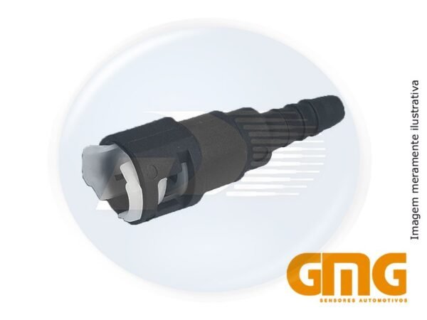 CONECTOR P/FILTRO COMBUSTIVEL RETO 3/8 X 5/16      <br> BATOLOMEU 3/8 X 5/16 - 1