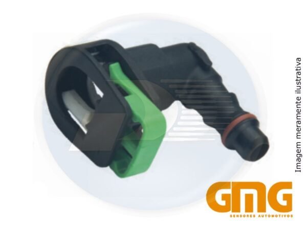 CONECTOR P/FILTRO COMBUSTIVEL COTOVELO 90? 5/16 X  <br> LINHA GM 90 GRAUS 5/16 X