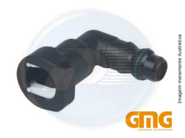 CONECTIOR P/FILTRO COMBUSTIVEL 90? 5/16" X 3/8" C/ <br> IMPORTADO XML - 1051631