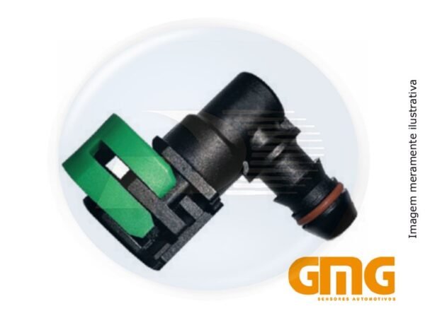 CONECTOR P/FILTRO COMBUSTIVEL 90? 5/16" X 3/8"     <br> IMPORTADO XML - 1051797