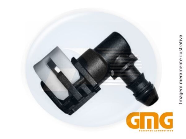 CONECTOR P/FILTRO COMBUSTIVEL 90? 5/16" X 5/16"    <br> IMPORTADO XML - 1051813