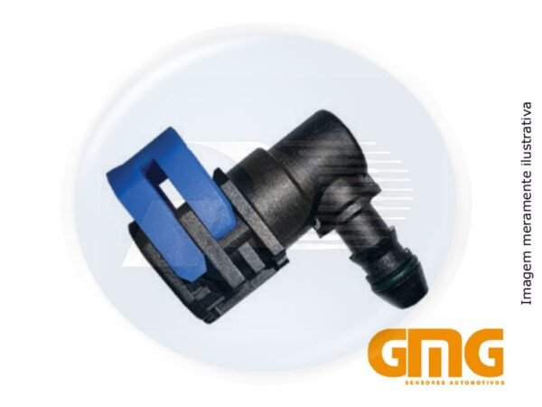 CONECTOR P/FILTRO COMBUSTIVEL 90? 3/8" X 5/16"     <br> IMPORTADO XML - 1051839